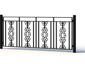 Fence Collection - 43 Items 3D Model