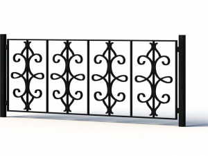 Fence Collection - 43 Items 3D Model