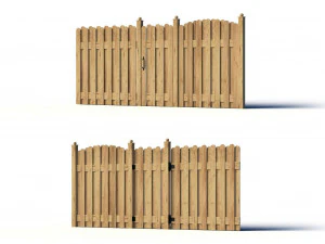 Fence Collection - 43 Items 3D Model
