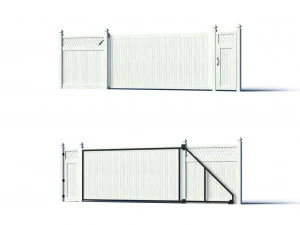 Fence Collection - 43 Items 3D Model