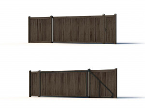 Fence Collection - 43 Items 3D Model