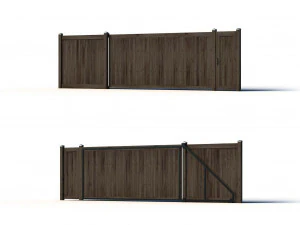 Fence Collection - 43 Items 3D Model