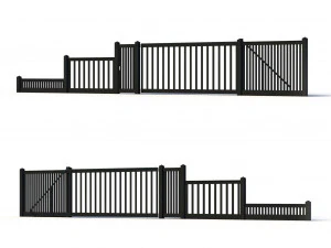 Fence Collection - 43 Items 3D Model