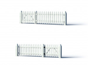 Fence Collection - 43 Items 3D Model