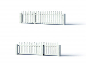 Fence Collection - 43 Items 3D Model