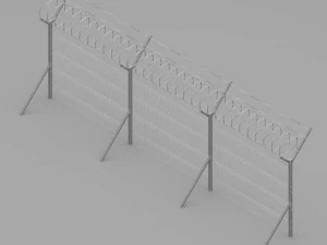 Fence Collection - 43 Items 3D Model