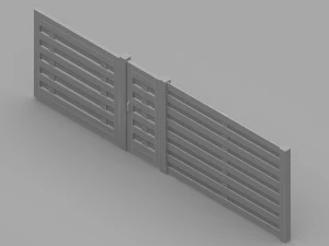 Fence Collection - 43 Items 3D Model