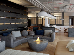 Bio Ethanol Fireplace - 3 Items 3D 模型