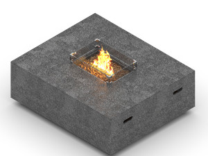 Bio Ethanol Fireplace - 3 Items 3D 模型