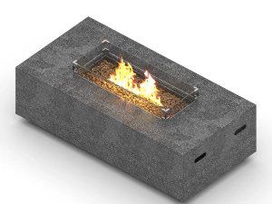 Bio Ethanol Fireplace - 3 Items 3D Model
