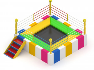 Boxing Trampoline 3D Model