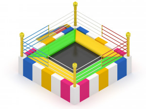 Boxing Trampoline 3D Model