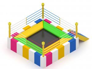Boxing Trampoline 3D Model