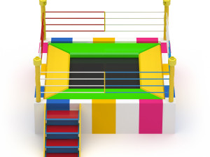 Boxing Trampoline 3D Model