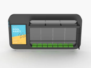 Modern Bus Stop 3D Model