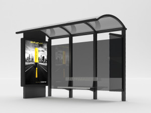 Bus Stop 3D 模型