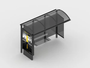 Bus Stop 3D Model