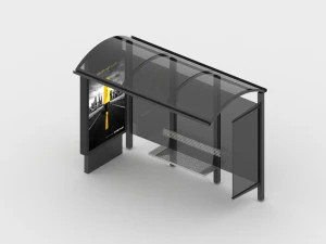 Bus Stop 3D Model