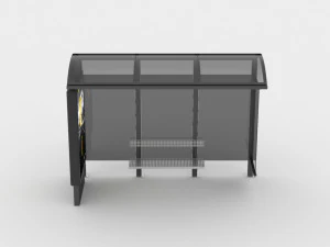 Bus Stop 3D Model