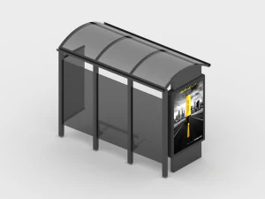 Bus Stop 3D Model