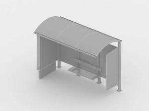 Bus Stop 3D Model
