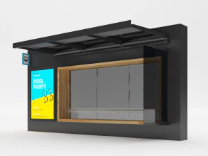Modern Bus Stop 3D Model