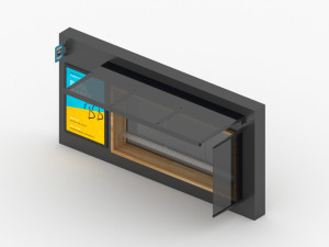 Modern Bus Stop 3D Model