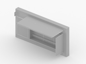 Modern Bus Stop 3D Model