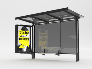 Bus Stop 3D 模型