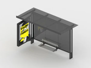 Bus Stop 3D Model