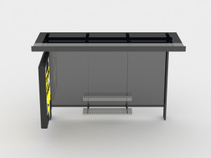 Bus Stop Model 3D