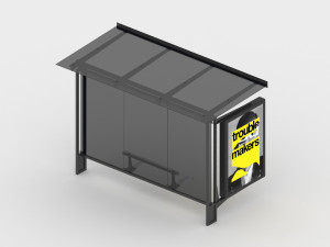 Bus Stop Model 3D