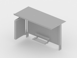 Bus Stop Model 3D