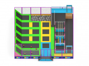 Trampoline Park 3D Модель
