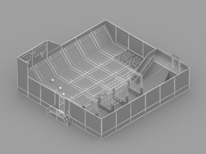 Trampoline Park 3D Модель