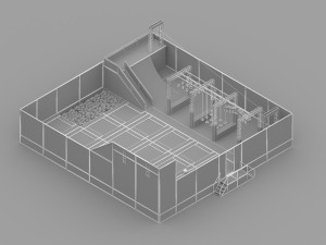 Trampoline Park 3D Модель