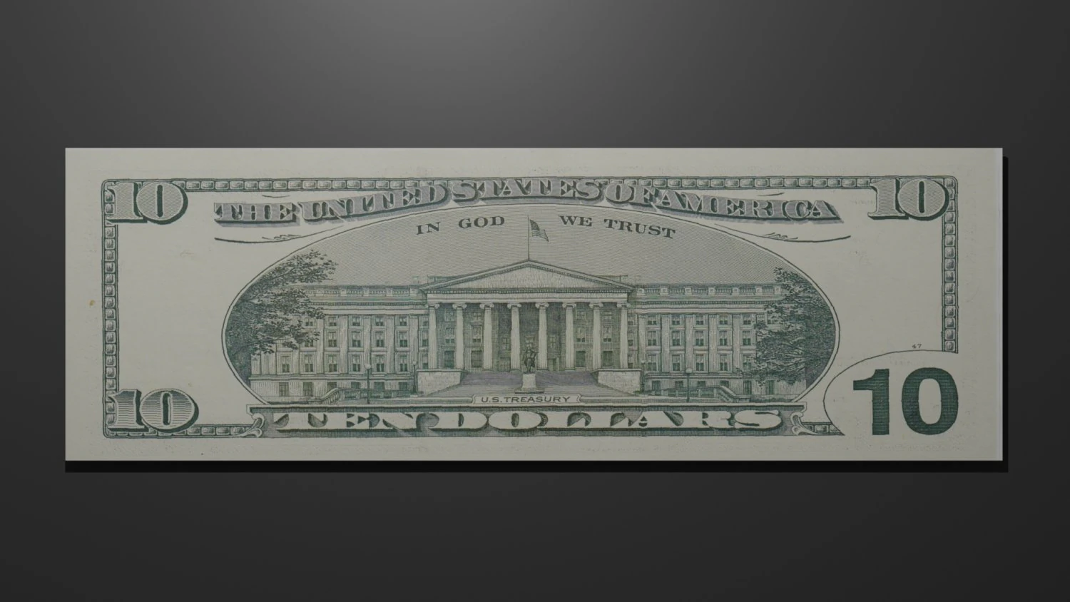 Dollars 3D Model .c4d .max .obj .3ds .fbx .stl .blend