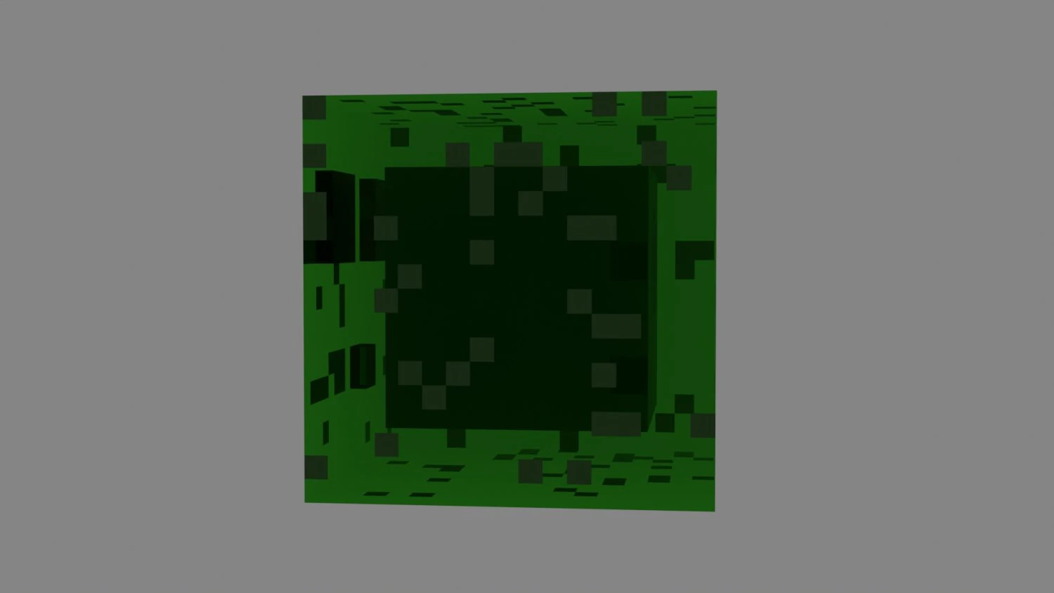 Майнкрафт слиз 3D Модель .c4d .max .obj .3ds .fbx .stl .blend 