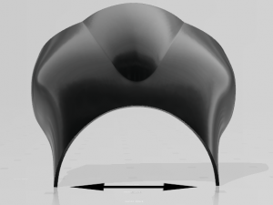 Motorcycle windshield 3D Принт Модель