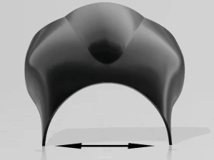 Motorcycle windshield 3D Print Model