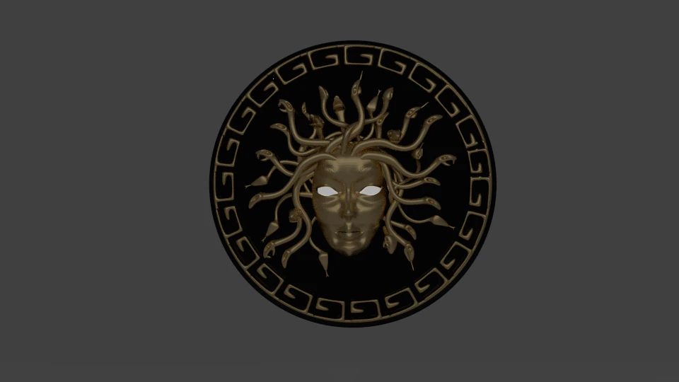 Medusa 3D Model .c4d .max .obj .3ds .fbx .stl .blend 