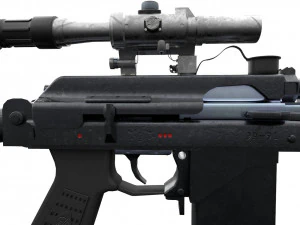 Assualt special opps rifle 9A-91 russian spec forces 3D Model