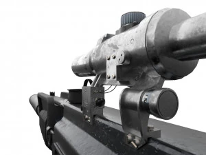 Assualt special opps rifle 9A-91 russian spec forces 3D Model