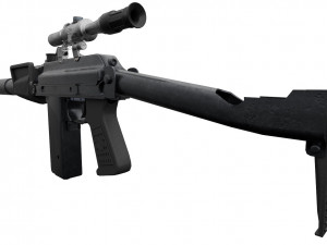 Assualt special opps rifle 9A-91 russian spec forces 3D Model