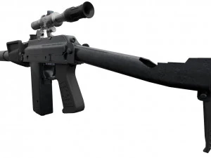Assualt special opps rifle 9A-91 russian spec forces 3D Model
