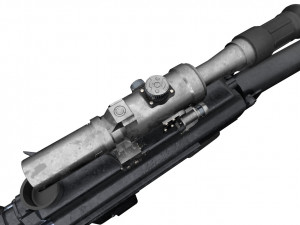 Assualt special opps rifle 9A-91 russian spec forces 3D Model