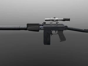 Assualt special opps rifle 9A-91 russian spec forces 3D Model