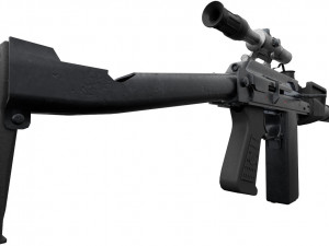 Assualt special opps rifle 9A-91 russian spec forces 3D Model