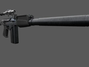 Assualt special opps rifle 9A-91 russian spec forces 3D Model