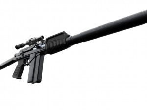 Assualt special opps rifle 9A-91 russian spec forces 3D Model